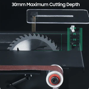 Serra Table Sandbank -Kit, variable Geschwindigkeit, Rundschreiben SERRA -Bank, DIY -Benchtop -Wachstum, Schifffahrtsmaschine, 150 W, 30 mm Tiefe 6 Hauptverkaufstabelle Rundschreiben Serra der Bank - №3