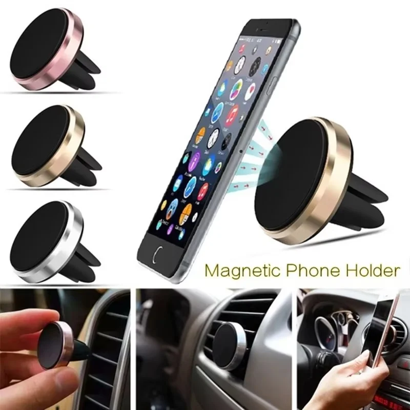 

Magnetic Car Phone Holder Magnet Mount Mobile Cell Phone Stand GPS Support For iPhone 14 13 12 Pro Xiaomi Huawei Samsung In Car