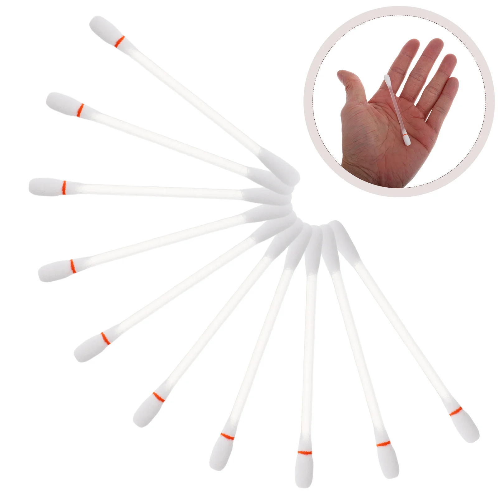 

300Pcs Alcohol Cotton Swabs Single Use Portable Wound Care Sticks Outdoor Emergency Cleaning Supplies Cotton Swab