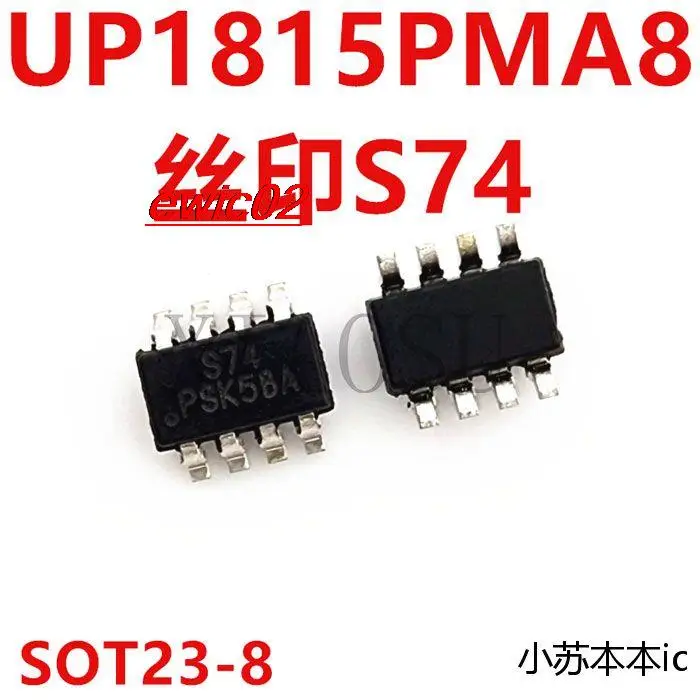 Original stock UP1815PMA8 UP1815S74 S74A SOT23-8  