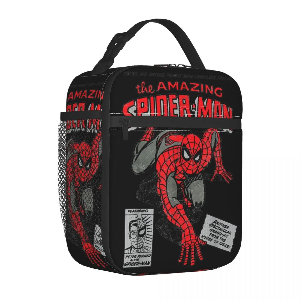 Spider-man Spiderman borsa termica per il pranzo contenitore per il pranzo ad alta capacità borsa termica Tote Lunch Box School Picnic borse per la