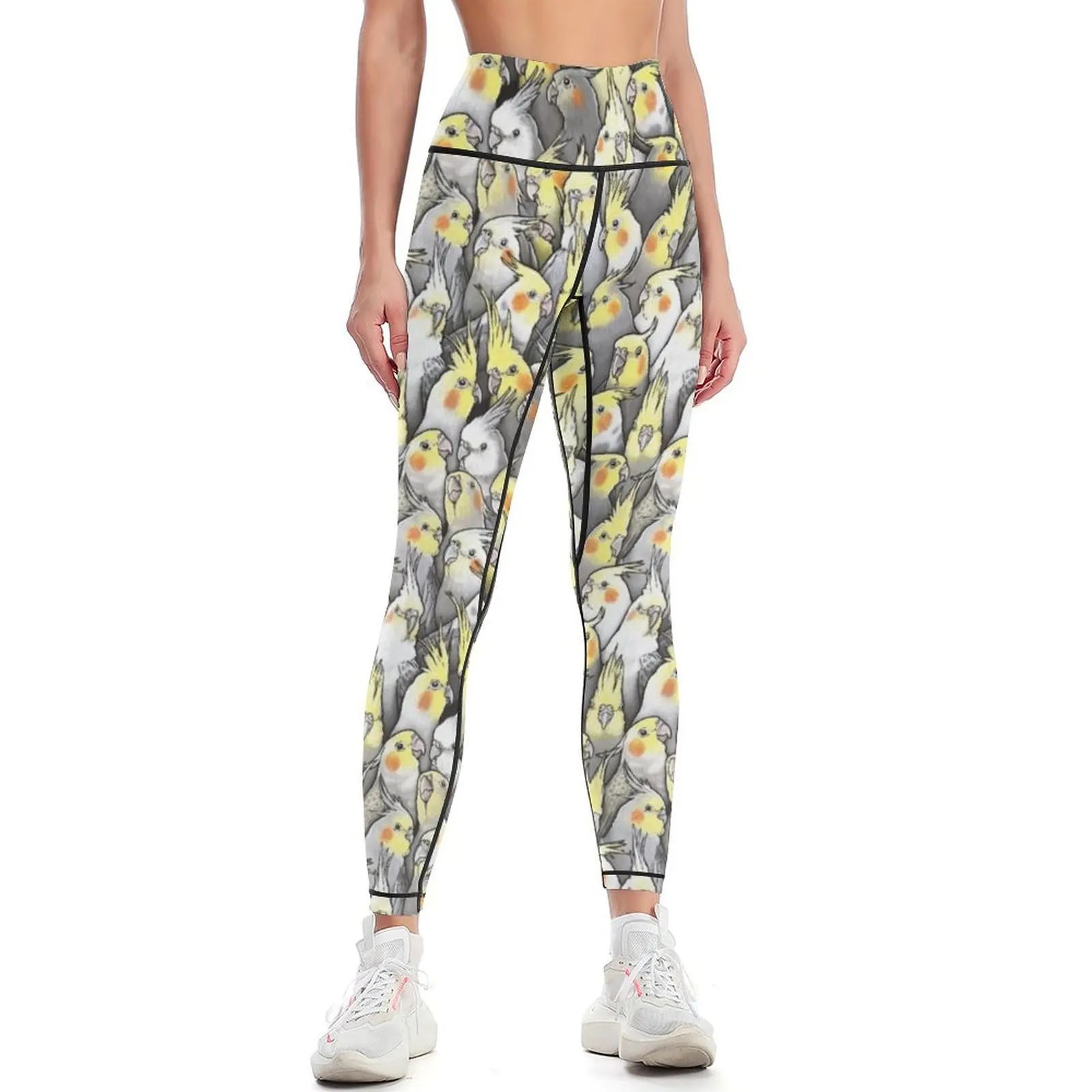 

Cockatiels Galore Leggings Fitness's gym clothes Clothing fitness Womens Leggings