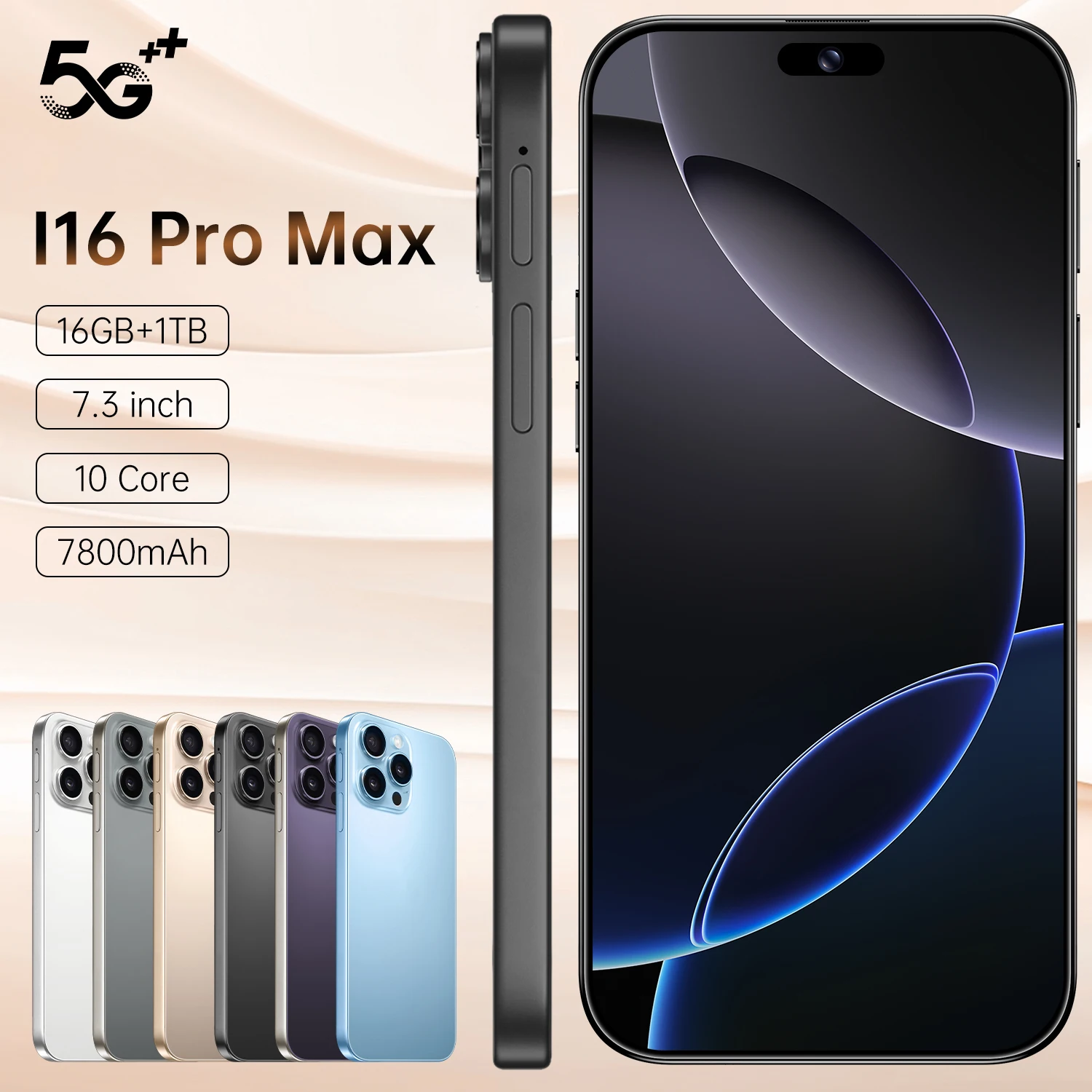 

New Hot High Quality Silicone Case For i16 Pro max 7.3Inch Smartphone Shockproof Cover Lite Moblie Phones Cases Accessories 2026