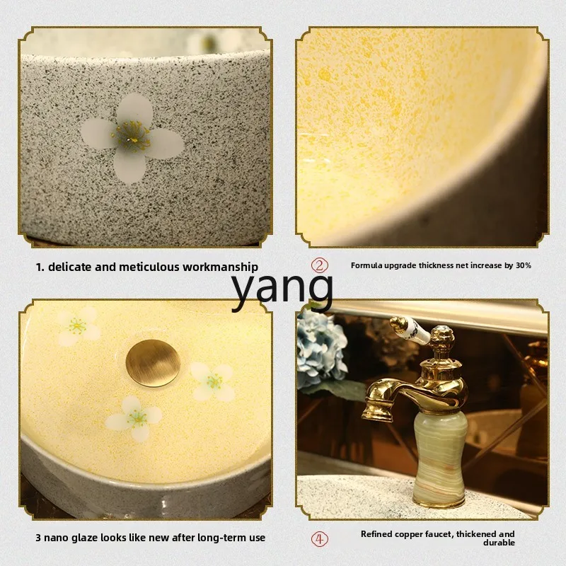 Lavatório de bancada estilo artístico LMM