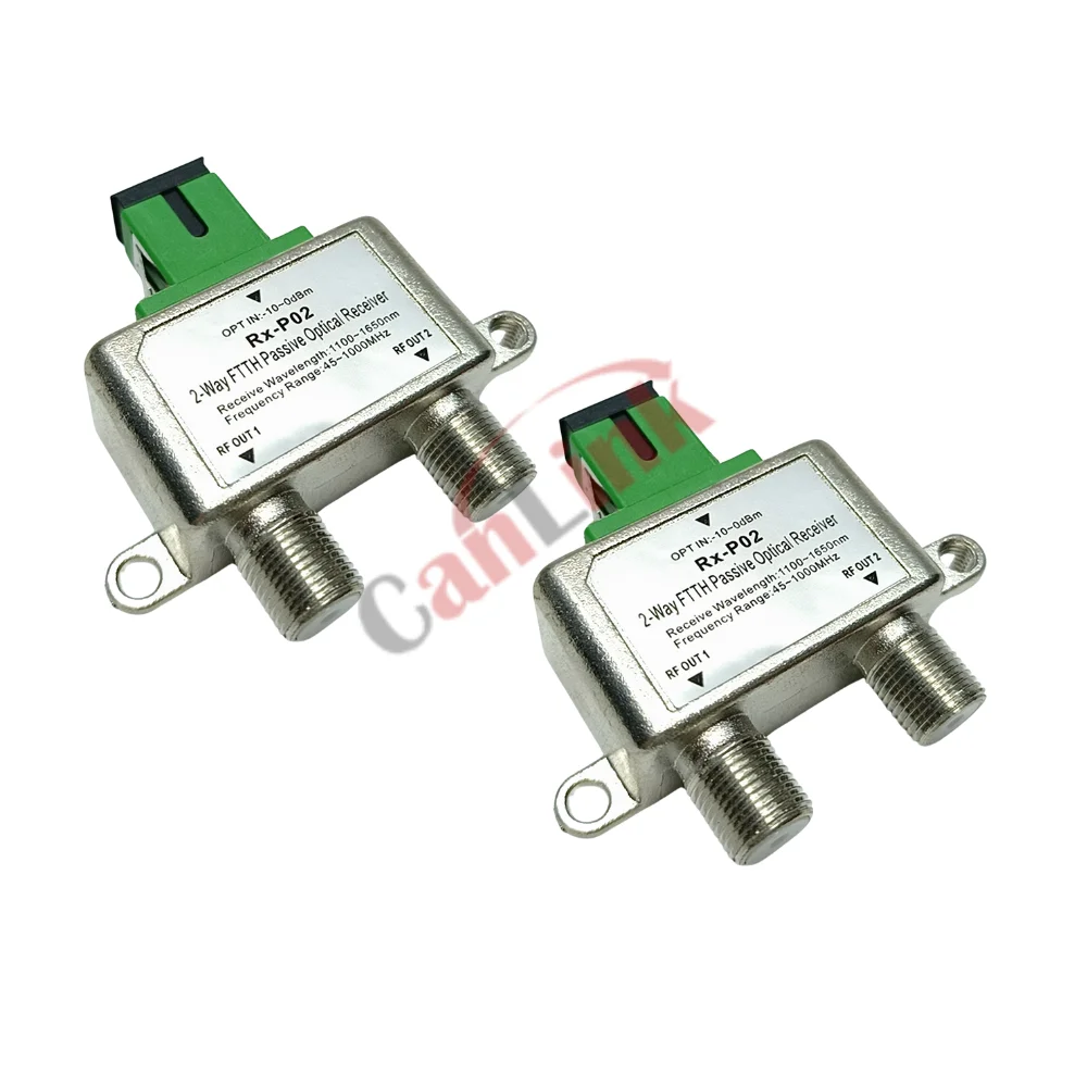 10pcs/lot 2 Way Power Optic Splitter And CATV Splitter Rx-P02 2 CATV Main Digital TV Splitter For Antenna