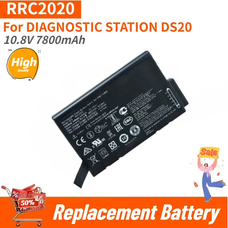 

High Quality For DIAGNOSTIC STATION DS20 Brand New RRC2020 Replacement Battery 10.8V 7800mAh