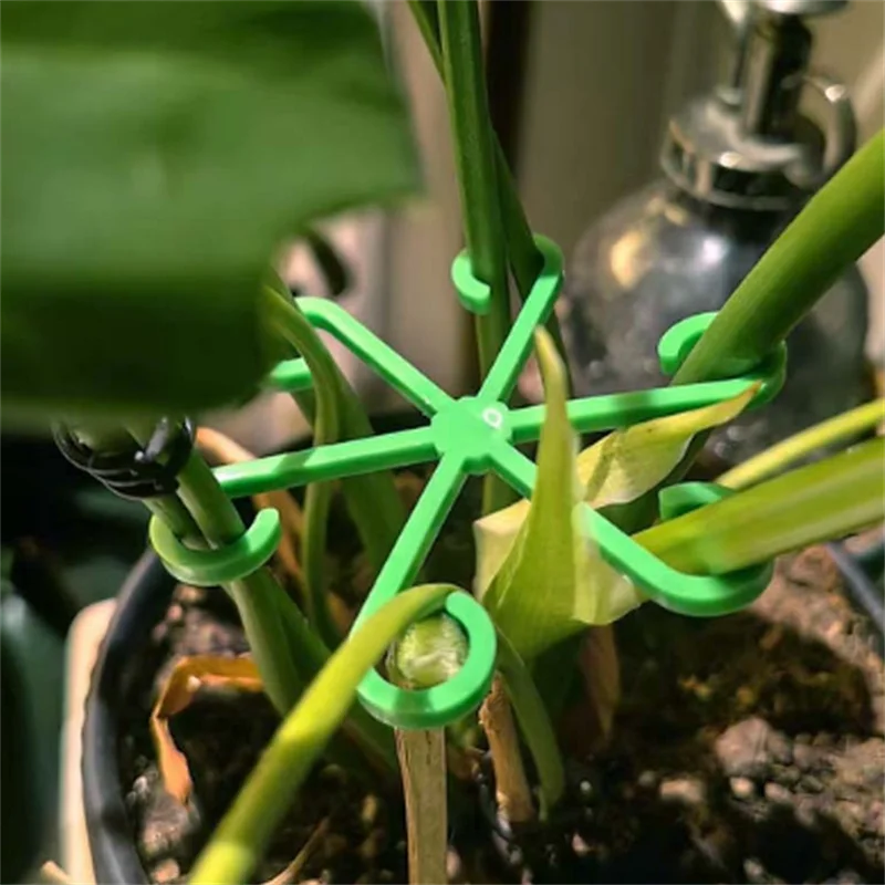 

4PCS Reusable Plant Stem Folding Frame Garden Tools No Stake Trellis Plant Stem Support Support Branches Stem Organizer