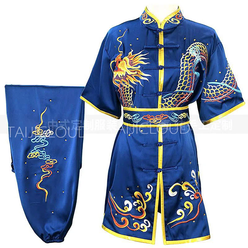 Southern Fist Competition Performance Martial Arts Uniform for Adults, Men and Women, Custom-Made with Dragon Embroidery