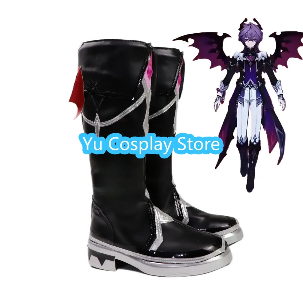 

Shoe Anime Genshin Impact Durin Black Custom Female Role-playing Shoes Congratulatory Party Props Platform Boots