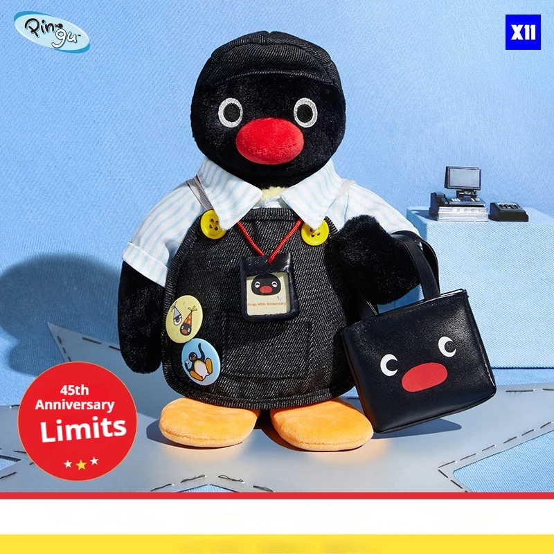 

Original Genuine Pingu 45 Anniversary Replacement Quick-Witted Store Manager Penguin Pingu Doll Birthday Gift Action Figure