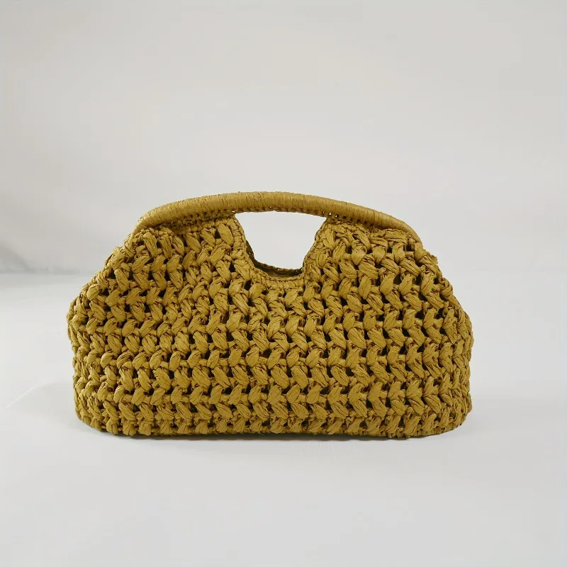 

Beach Vacation Straw Woven Women's Bags, Fashionable and Casual Versatile Handbag, Korean Version Large Capacity Handbag