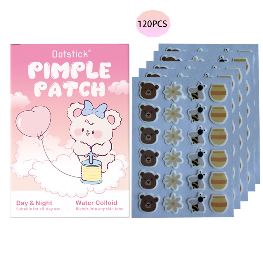 Cartoon Bear Blemish Patch Neutral Usage Non-Irritating Covering Sticker for Beauty Makeup Tools