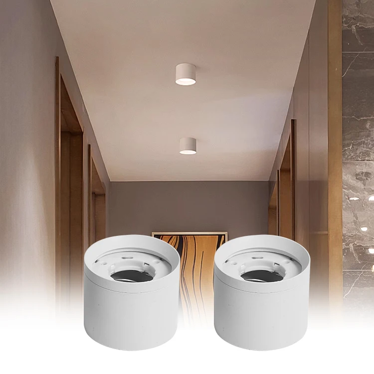 Superior Quality 110V 265V GU10 Ceiling Surface Mount Spotlight Aluminum Downlight Indoor  Living Room Led Down Light