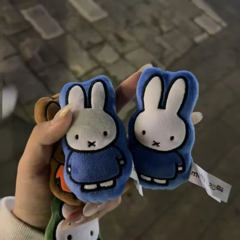 Cute Plush Miffy Rabbit Pendant Anime Kawaii Fun Creative Bag Pendant Backpack Doll Keychain Pendant Accessories Gift