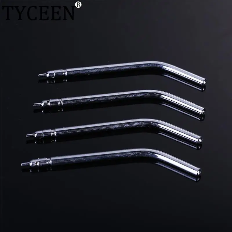 10pcs/bag Dental Three Way Air Water Syringe Spray Nozzles Tips Tube Stainless Steel Syringe Nozzles for Dentist Three Way Gun