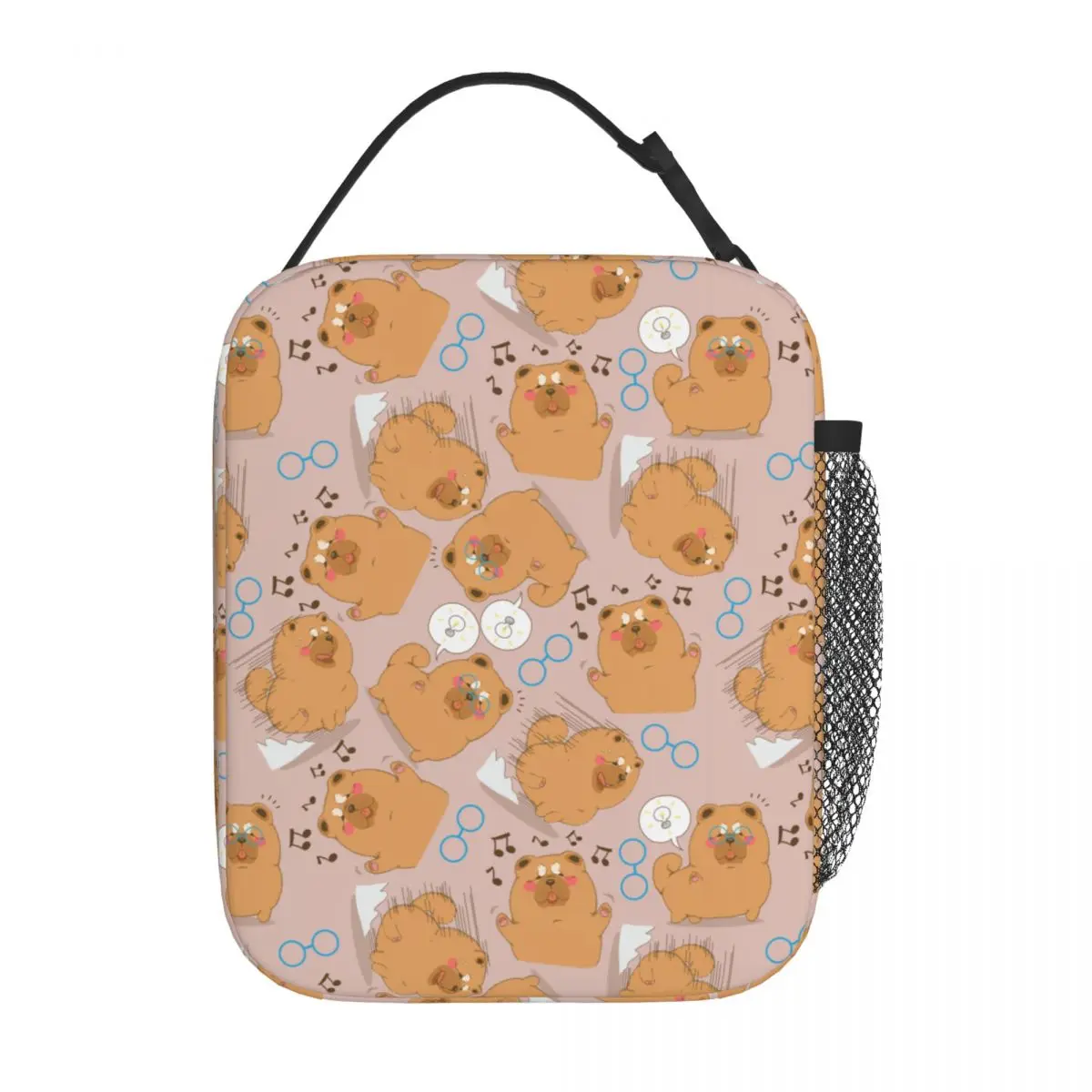 Insulated Lunch Box Cute Chow Chow Dog Accessories Food Box Multifunction Thermal Cooler Bento Box For School