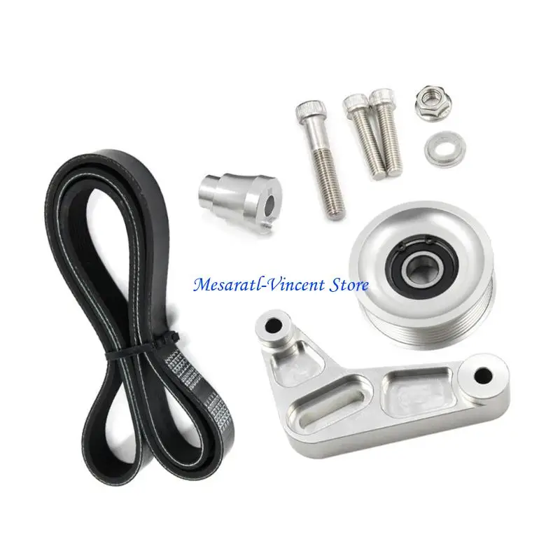 

A70F Lightweight 6061 Aluminum Adjustable Pulley Group Boosts K24 Engine Efficiency
