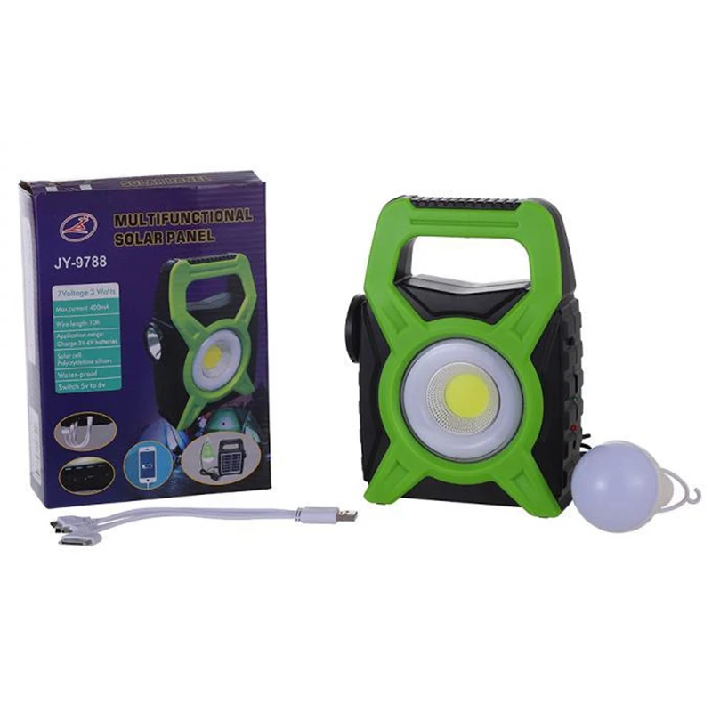 POWERMASTER JY-9787A COB led 3 WATT SOLAR searchlight