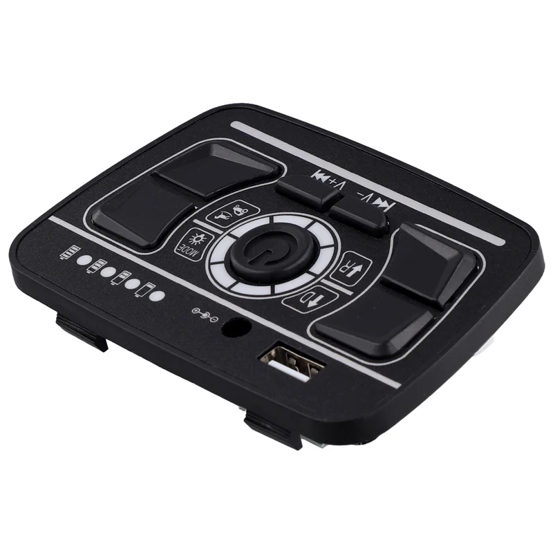 AA60-Multifunctioneel centraal bedieningspaneel voor elektrische auto's voor kinderen met Bluetooth-muziek en krachtmonitor Stijl 1