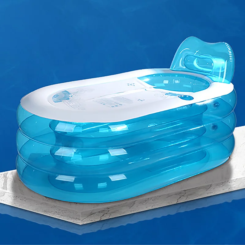 

Big Folding Adult Pvc Spa Steam Sauna Hot Tub Bath Plastic Bathtub Adult