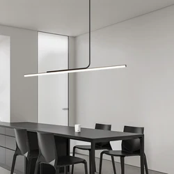 Nordic Minimalist LED Pendant Lights Hanging Wire Line Lamp For Dining Table Living Room Kitchen Restaurant Home Indoor Lighting