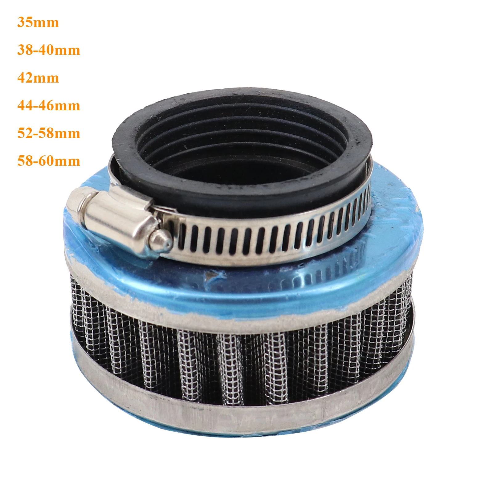Universal Air Filter 35mm-60mm High Flow Sports Intake ATV Pit Dirt Bike Motorcycle Accessories For Honda Kawasaki Yamaha Parts