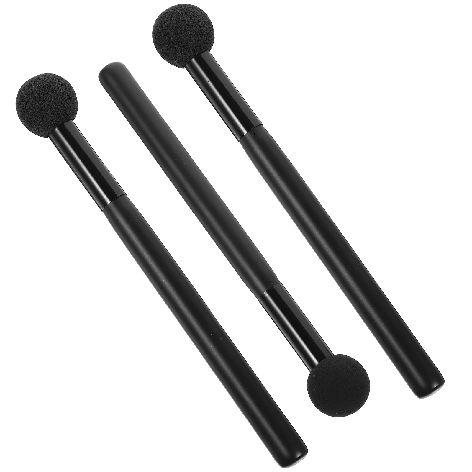 3 pçs profissional corretivo escova dupla finalidade mistura mancha para rosto lábio maquiagem suave durável portátil feminino