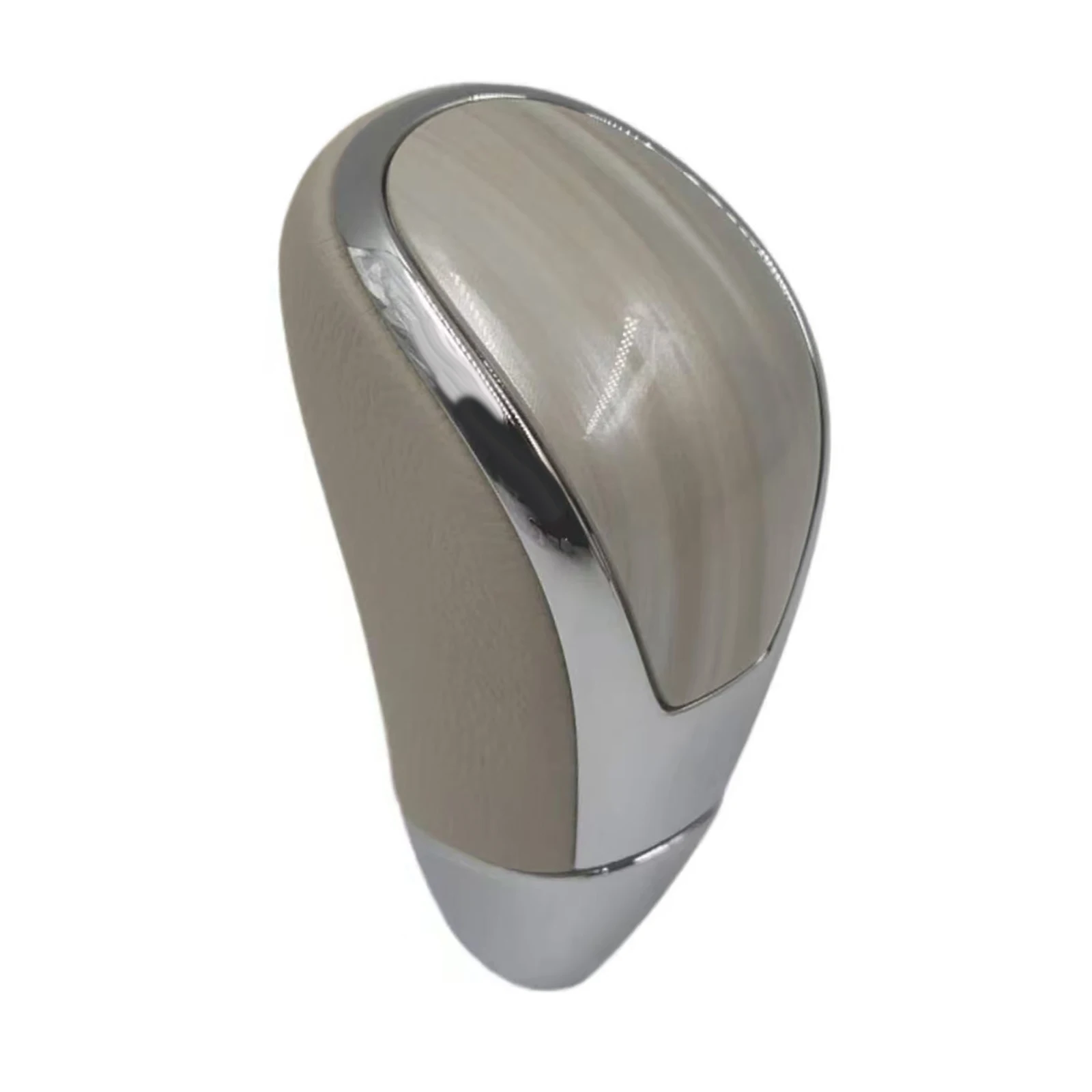 

Transmission Gear Shift Knob Handle Compatible with For Nissan For Murano 2015 2018 Plastic Beige Chrome Replacement Part