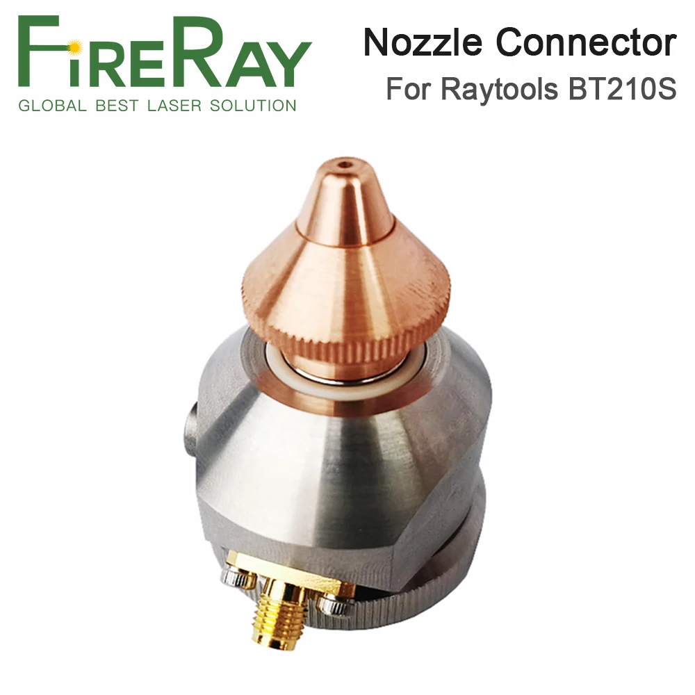 FireRay Raytools cabezal de corte láser de fibra BT210 BT210S, Conector de boquilla, soporte de boquilla, pieza para máquina de corte de Metal de fibra