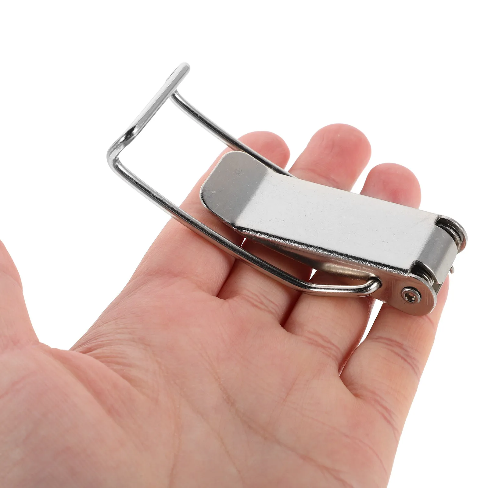 8Pcs Sealed Bucket Latch Spring Buckle Lock Heavy Duty Duck-Mouth Buckle Hook Lock for Kitchen Containers Trash Can Lid Secure