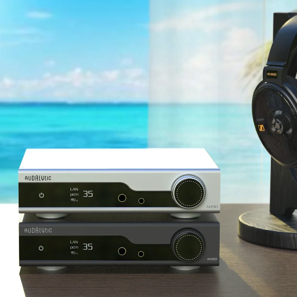 

Gustard Audalytic AH90 AK4499EX DAC Technology with 4.4mm Balanced AMP Headphone Amplifier Streamer Decoder Preamplifier