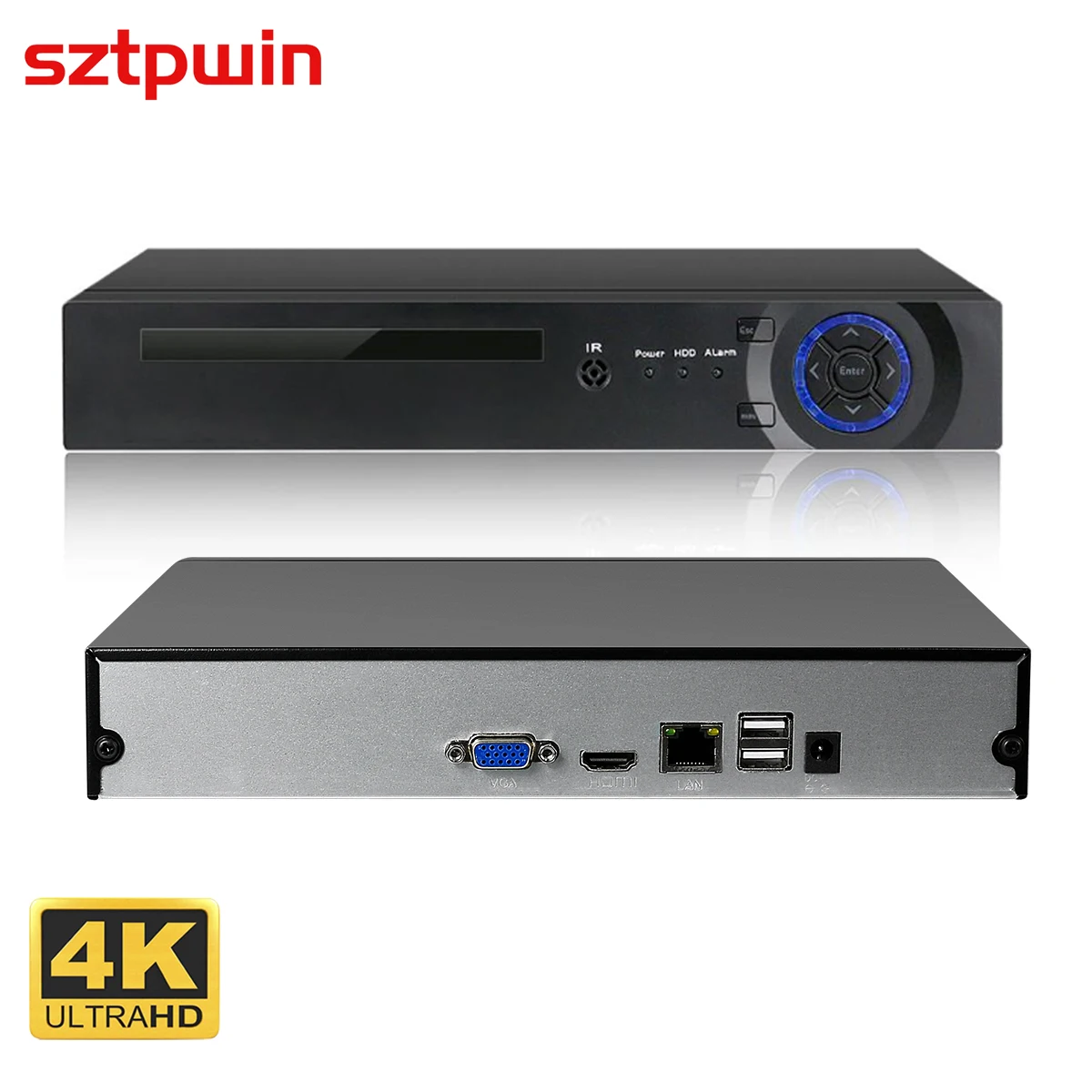 36CH 16CH 10CH 4K 8.0MP H.265 DVR for HD 3MP 4MP 5MP 8MP POE IP Camera 802.3af ONVIF 2.4