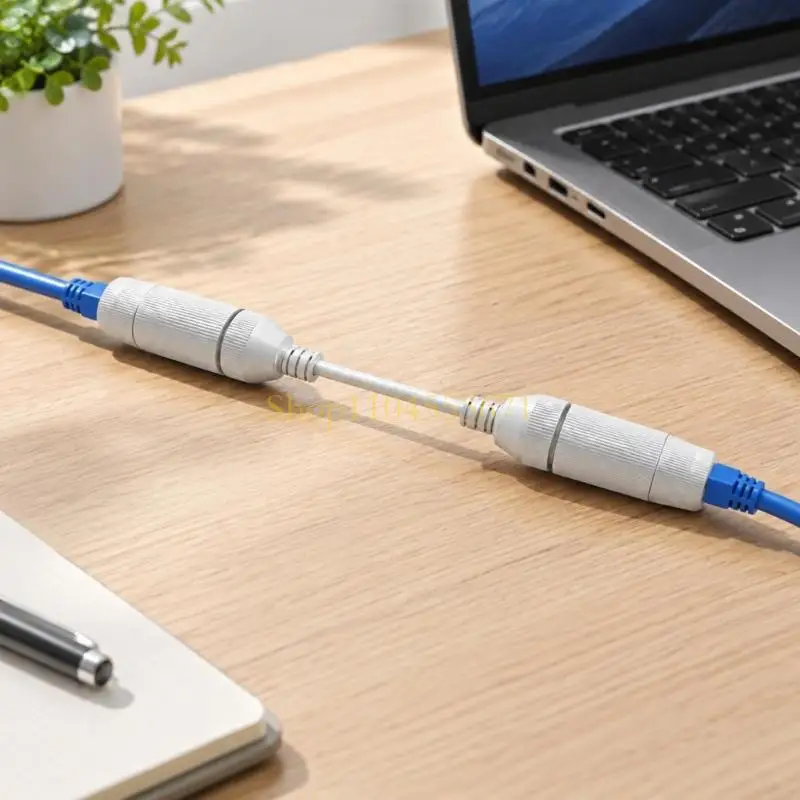 Best Seller Tool-Less Ethernet Cable Coupler with Turn-to-Join Operation and PVC Construction for Cat5 and Cat6 Cable Lengths