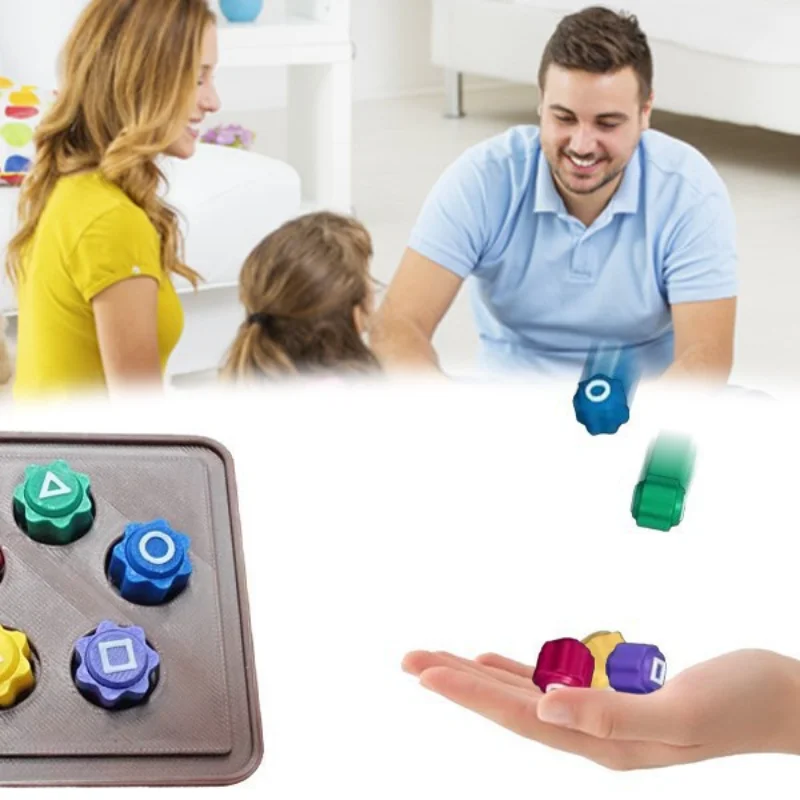 Gonggi Jack Stone Pebbles Set Fun Stone Catching Game Hand Eye Coordination Training Toy Gonggi Set for Board Game Party Games