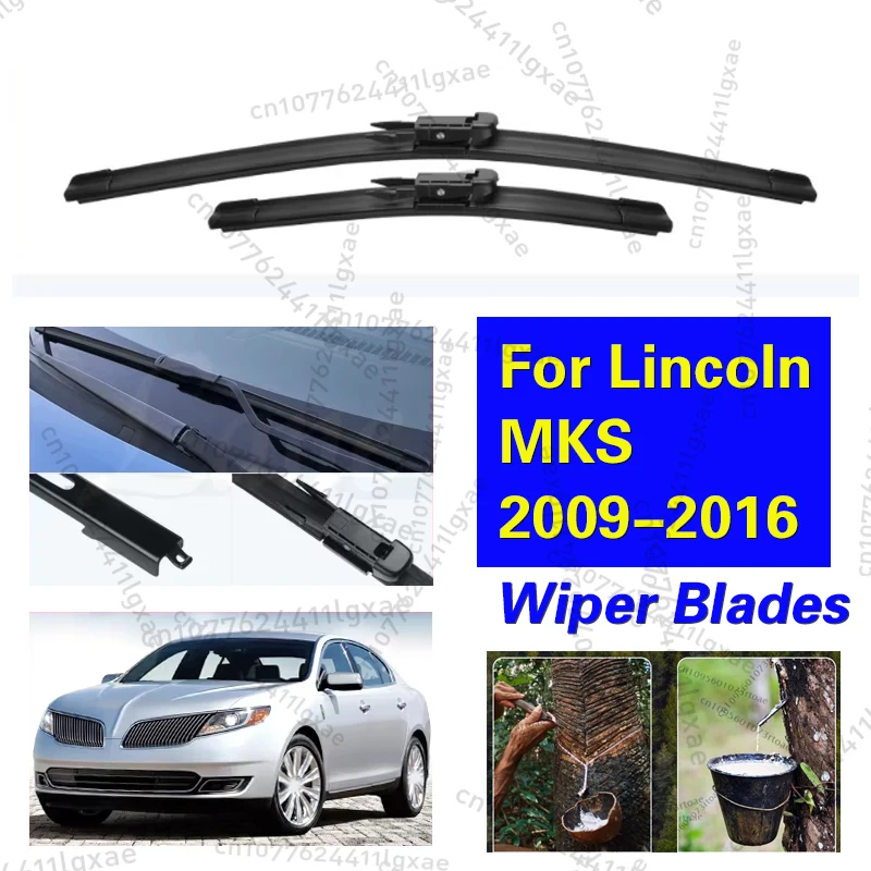 2pcs For Lincoln MKS 2009 2010 2011 2012 2013 2014 2015 2016 Front Windshield Wiper Blades Windscreen Window Accessories 26