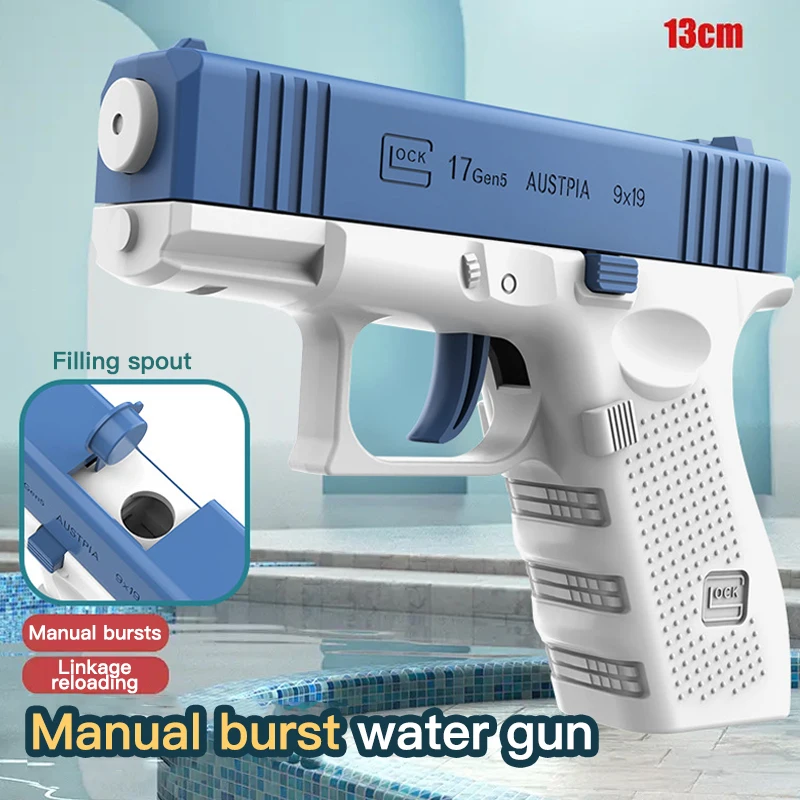 Summer Electric Pistol Water Guns Toys Full Automatic Summer Shoot Beach Outdoor Fun Toy For Children Boys Girls Adults Gift