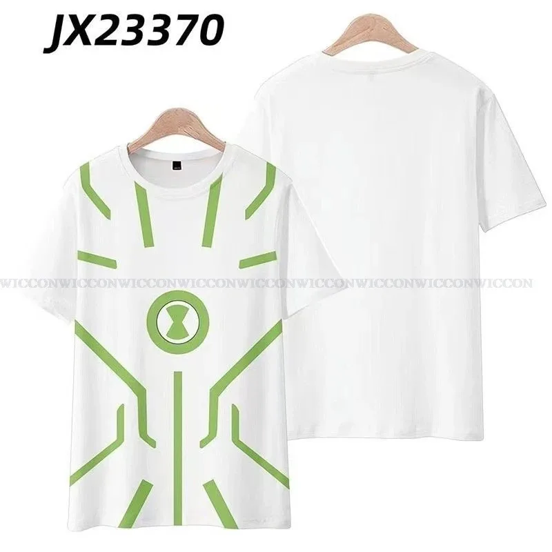 

Костюм для косплея CyTennyson 10 Бена, пальто, зеленая куртка, летние футболки для мальчиков и девочек, для взрослых и детей, вечерние ролевые игры на Хэллоуин