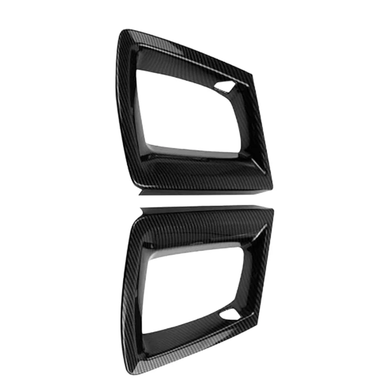 

1Pair Front Bumper Grille Cover Trim For Ford Mustang 2024 2025 GT/GT Carbon Fiber