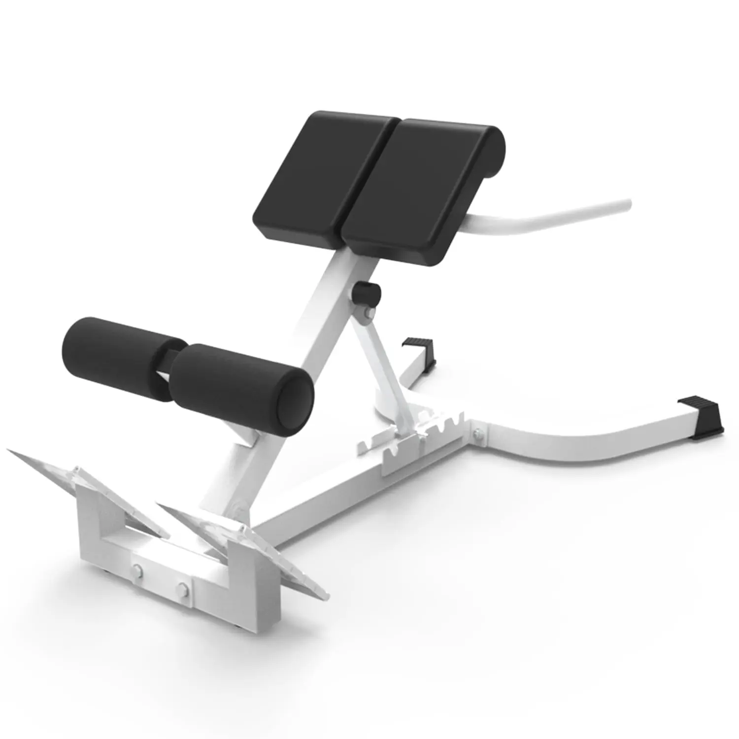 Adjustable Home Roman Chair, Multi-Angle Back Extension Bench, Abdominal Core Training Board with Foldable Anti-Slip Base