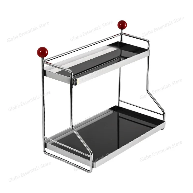 Storage Rack Metal Mug Holder Coffee Cup Holder Makeup Organizer Bathroom Storage Shelf Desktop Cosmetic storage shelf