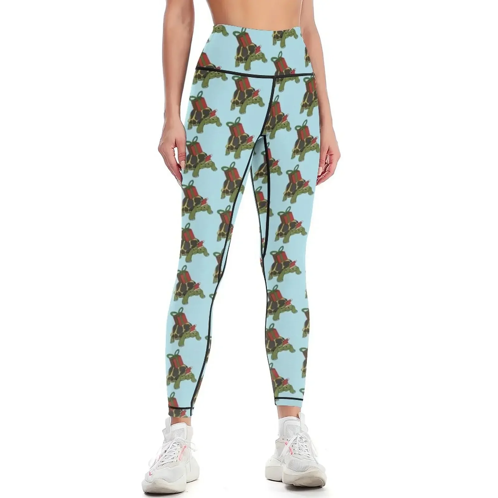 

Christmas Tortoise Leggings sports for Women's tights for fitness jogging pants Womens Leggings