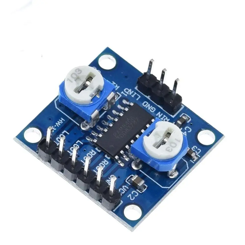 5V Amplifiers Board Amplifiers Module Audio Board PAM8406 Power Amplifiers Amplifiers Board With Volume Stereo Amplifier