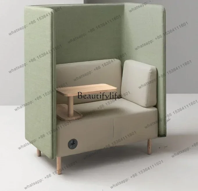 XX Library Leisure Area High Back Single Sofa Couch Armchair Roller