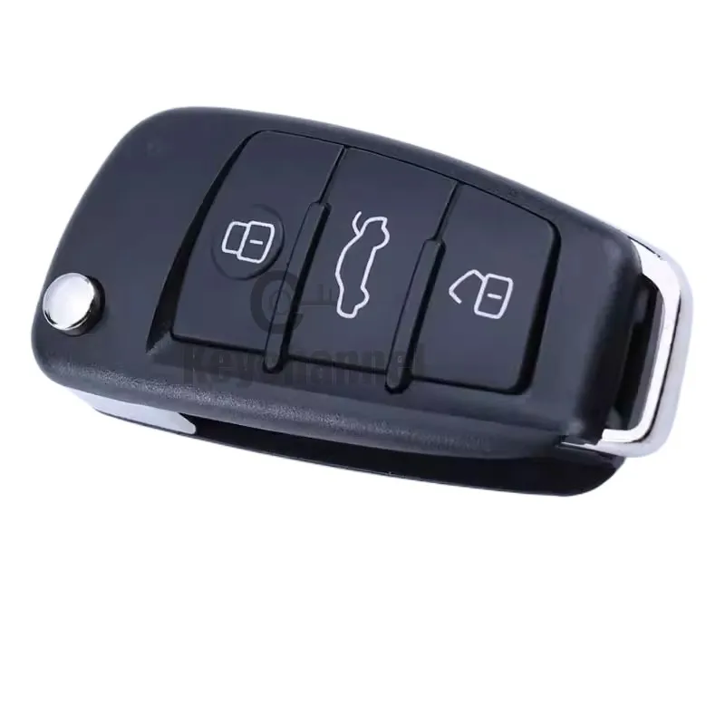 keychannel 1PCS 3 Button KD Car Key Shell Xhorse Flip Remote Case A6 Type Remote Shell for VVDI XKA600EN KEYDIY B02 Remote Case