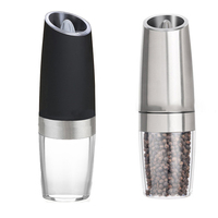 YOMDID 1pc/2pcs Electric Pepper Mill Salt Pepper Grinder Practical Spice Grinder Mills moedor de pimenta Kitchen Grinding Tool