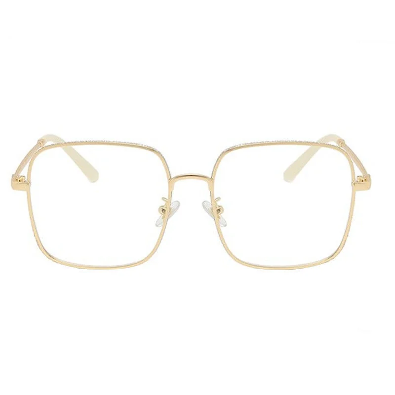 Photochrome Anti-Strahlungs-Brille für Damen, Schattierungen für Damen und Herren, Übergangsbrille, austauschbare Linse, übergroße Rahmen – Detail 3