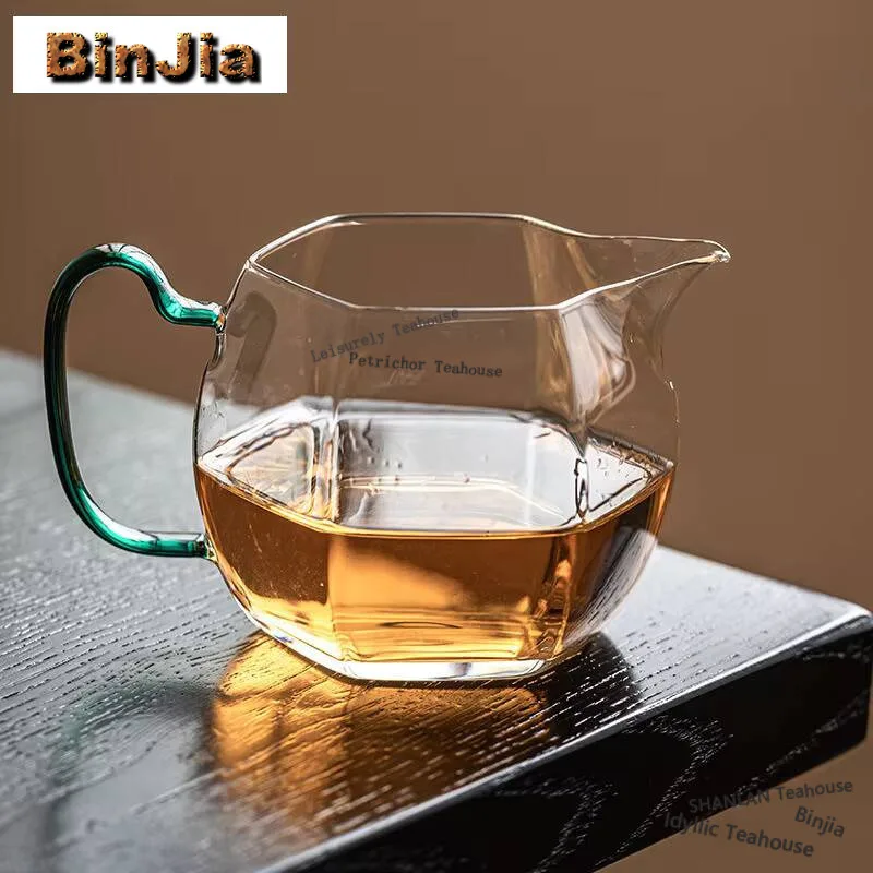 

Прозрачный стеклянный кувшин для чая ручной работы, 270 мл