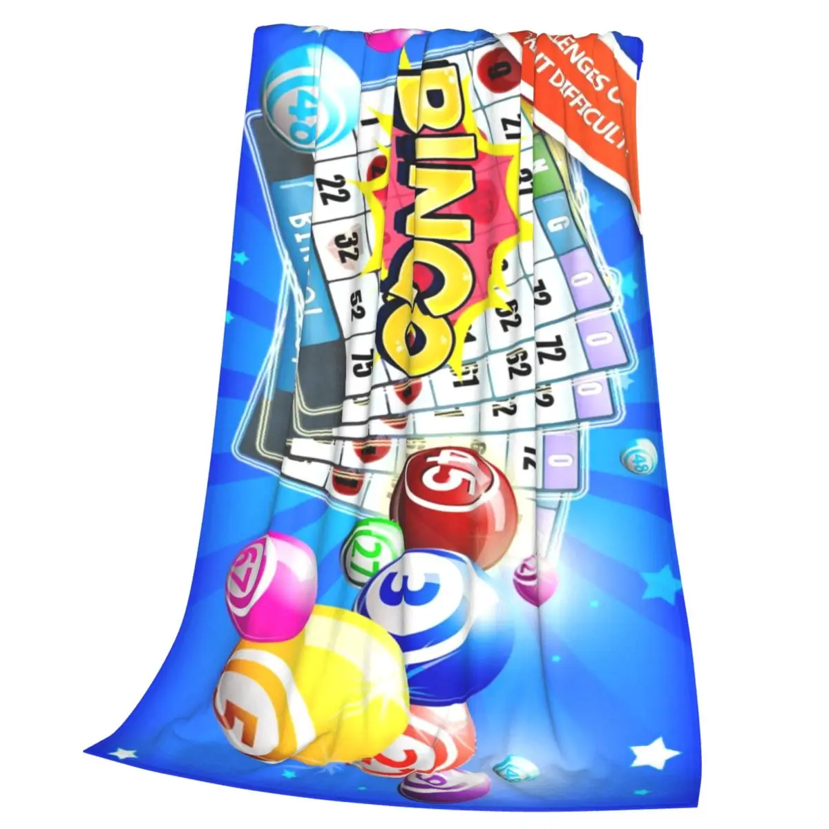 Robe Bingo Game Blankets Soft Warm Flannel Throw Blanket Bedding for Bed Living room Picnic Travel Home Sofa