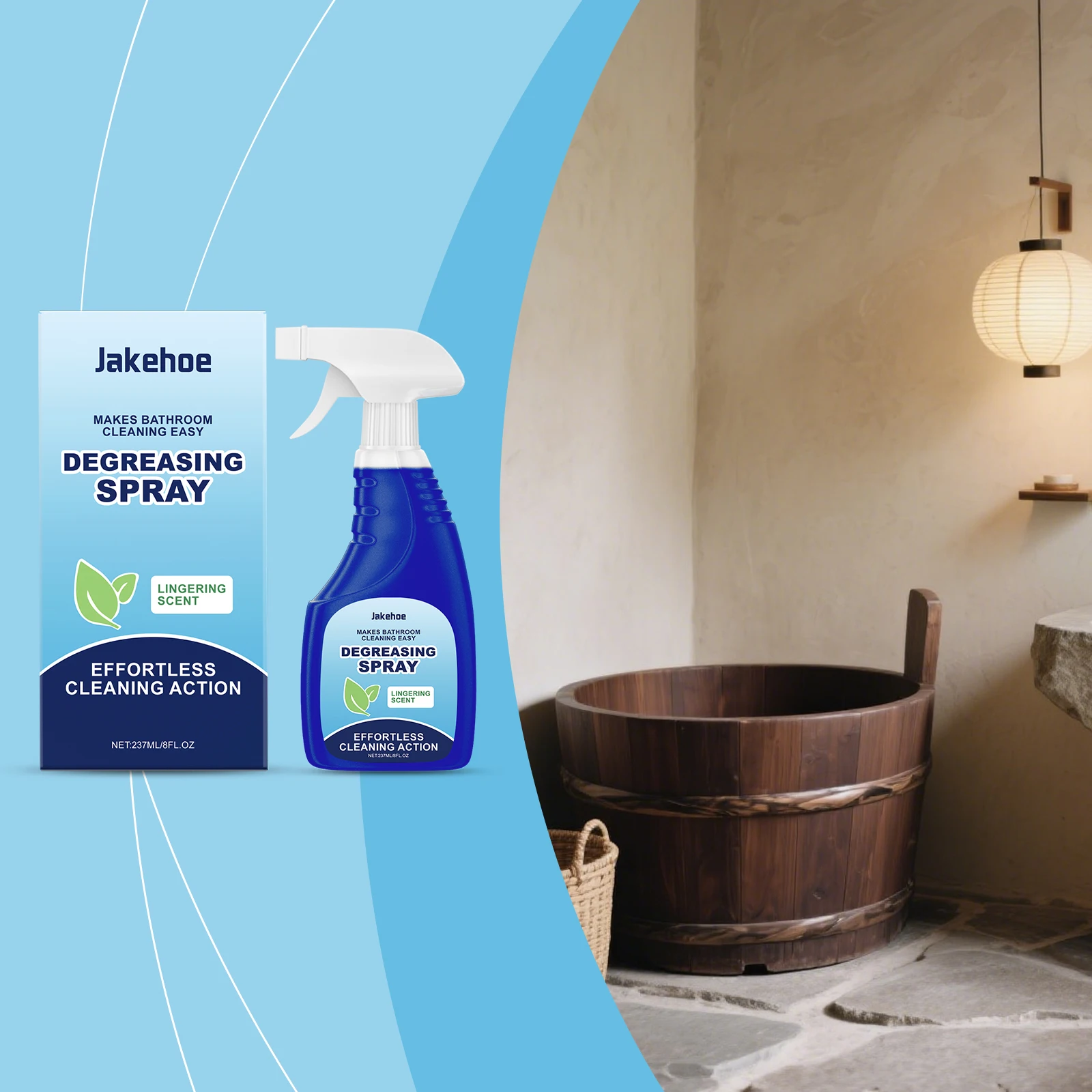 

Home Bathroom Cleaning Spray Shower Room Wall Countertop Cleaner Aids Reducing Grease Stains Renovation Maintenance