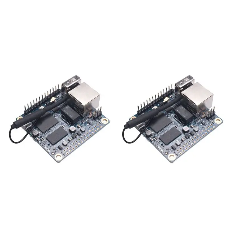 2X For Orange Pi Zero LTS 512MB Development Board+Protective White Case ,H3 Quad Core Open-Source Mini Single Board Set